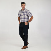 Camisa Yale Para Caballero Manga Larga Regular Fit 8211 Azul Acero