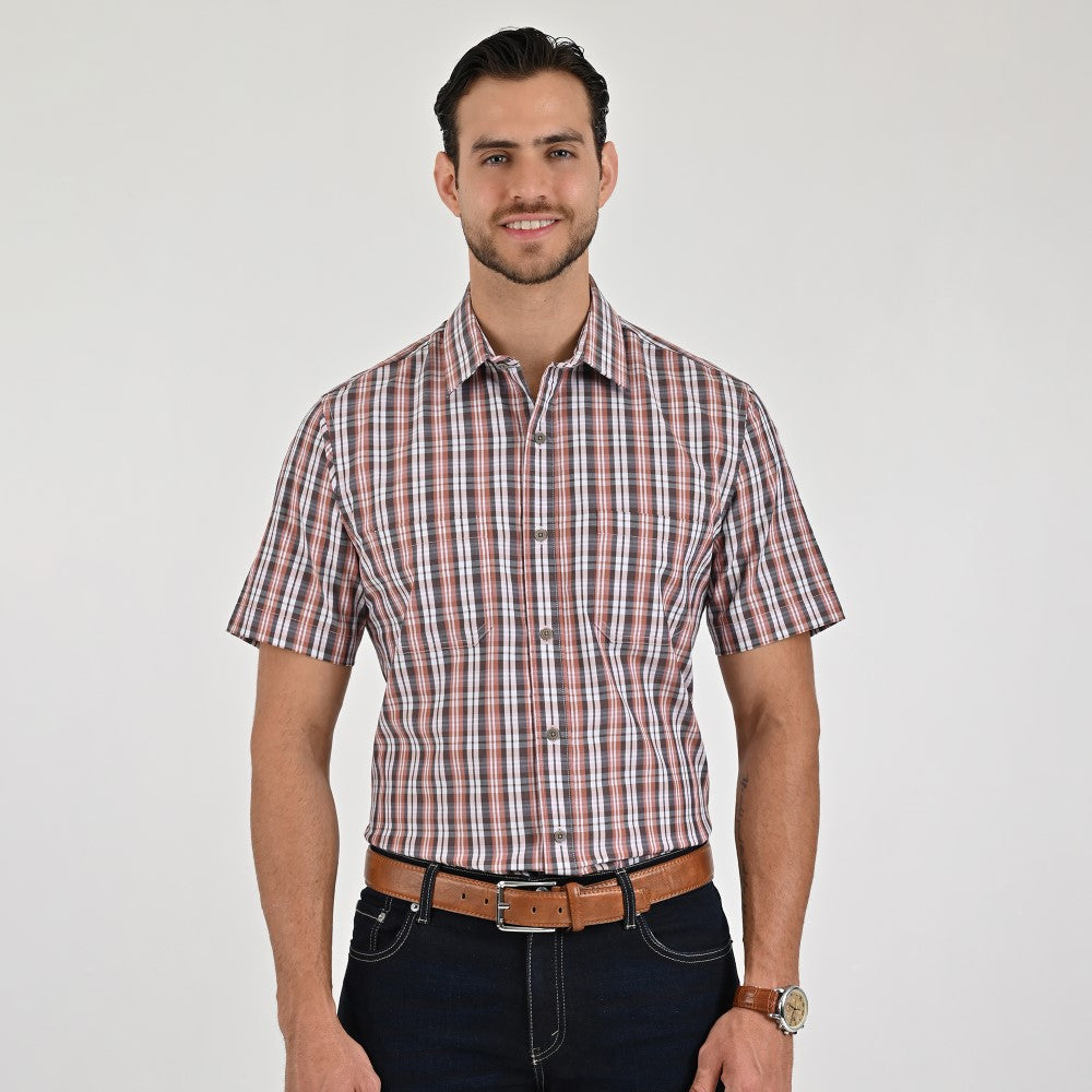 Camisa Yale Para Caballero Manga Larga Regular Fit 8212 Rosa