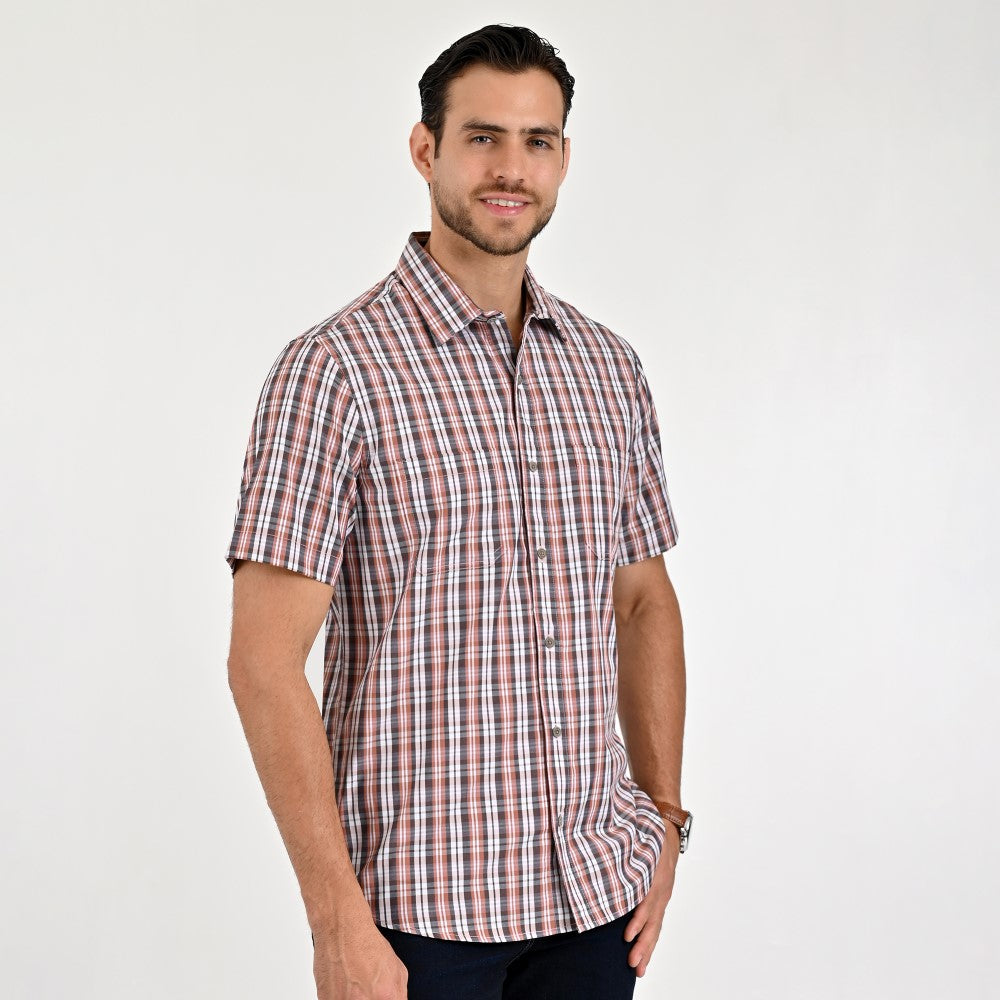 Camisa Yale Para Caballero Manga Larga Regular Fit 8212 Rosa