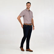 Camisa Yale Para Caballero Manga Larga Regular Fit 8212 Rosa