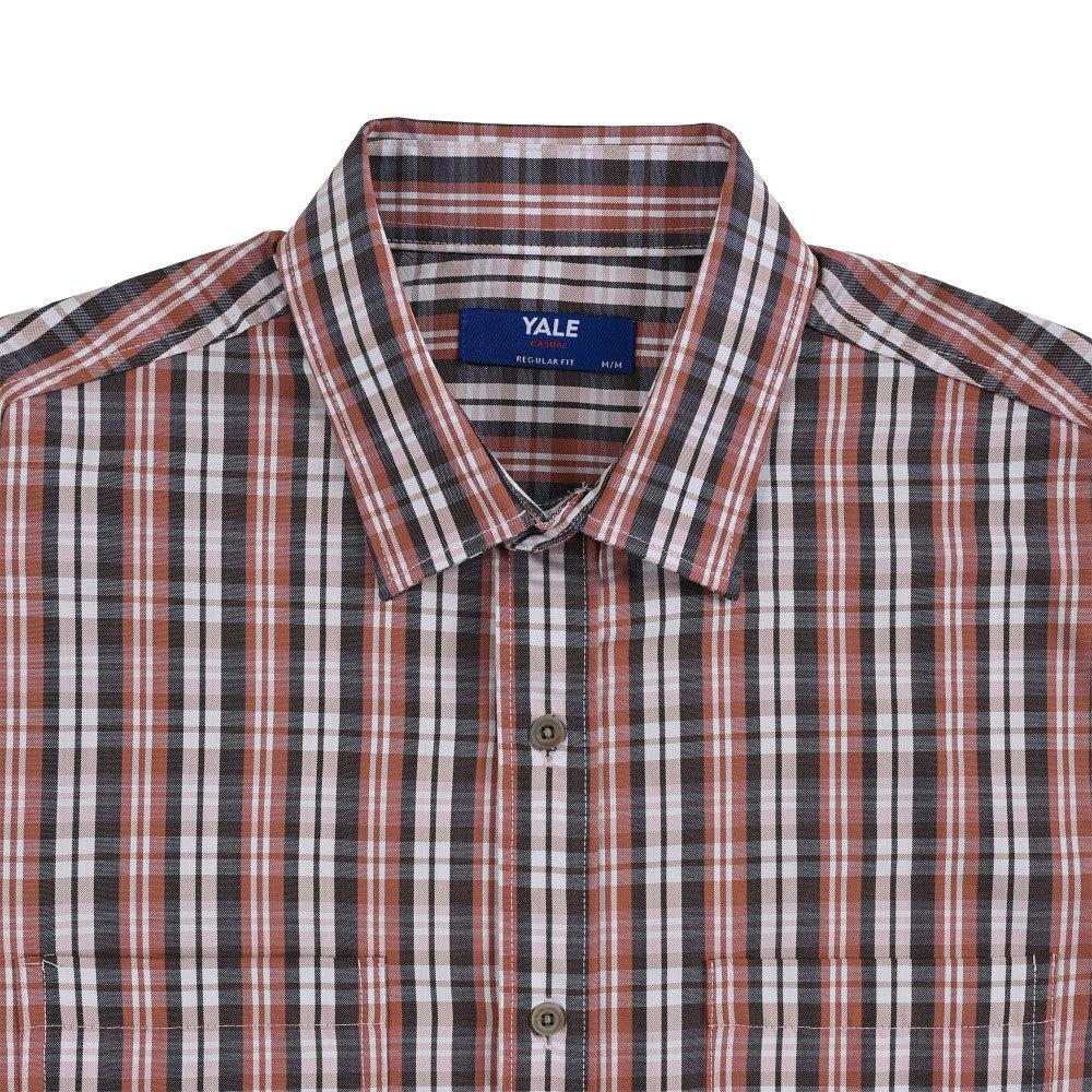 Camisa Yale Para Caballero Manga Larga Regular Fit 8212 Rosa