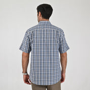 Camisa Yale Para Caballero Manga Larga Regular Fit 8212 Azul Acero