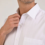 Camisa casual Yale Regular Fit Manga corta 3541 Blanco