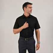 Camisa casual Yale Regular Fit Manga corta 3541 Negro