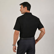 Camisa casual Yale Regular Fit Manga corta 3541 Negro