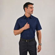Camisa casual Yale Regular Fit Manga corta 3541 Azul