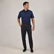 Camisa casual Yale Regular Fit Manga corta 3541 Azul