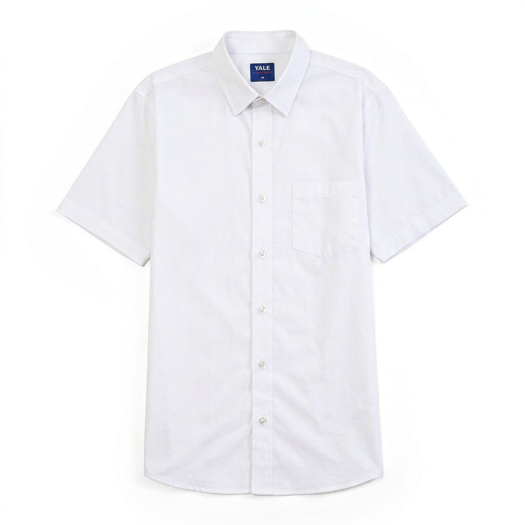 Camisa casual Yale Regular Fit Manga corta 7298 Blanco