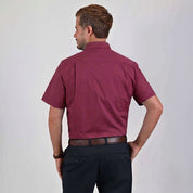Camisa casual Yale Regular Fit Manga corta 7298 Vino