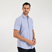 Camisa Yale Para Caballero Manga Corta Regular Fit 2153 Rosa