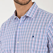 Camisa Yale Para Caballero Manga Corta Regular Fit 2153 Rosa