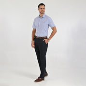 Camisa Yale Para Caballero Manga Corta Regular Fit 2153 Rosa