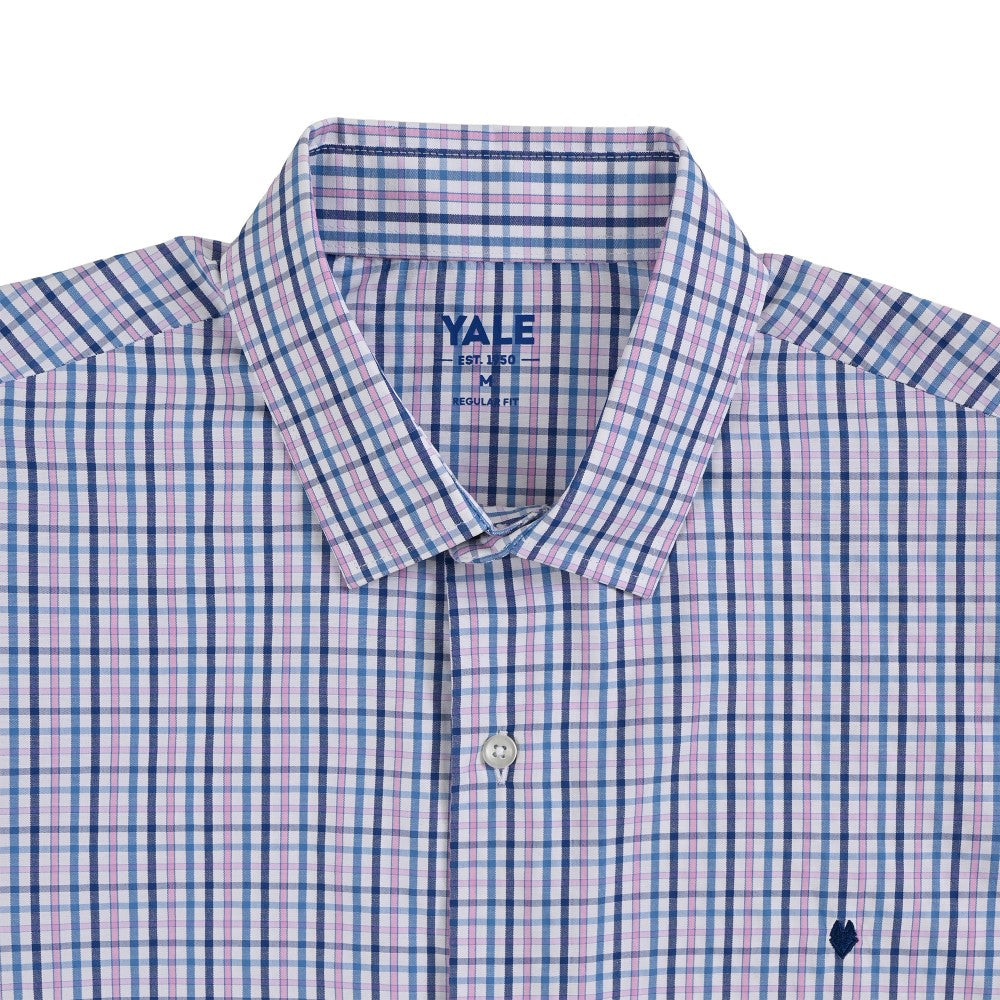 Camisa Yale Para Caballero Manga Corta Regular Fit 2153 Rosa