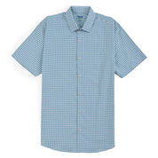Camisa Yale Para Caballero Manga Corta Regular Fit 2212 Azul Plumbago