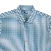Camisa Yale Para Caballero Manga Corta Regular Fit 2212 Azul Plumbago