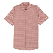 Camisa Yale Para Caballero Manga Corta Regular Fit 2212 Rojo