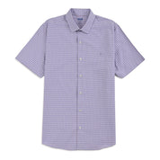 Camisa Yale Para Caballero Manga Corta Regular Fit 2212 Lila