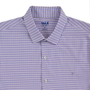 Camisa Yale Para Caballero Manga Corta Regular Fit 2212 Lila