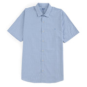 Camisa Yale Para Caballero Manga Corta Regular Fit 2213 Azul