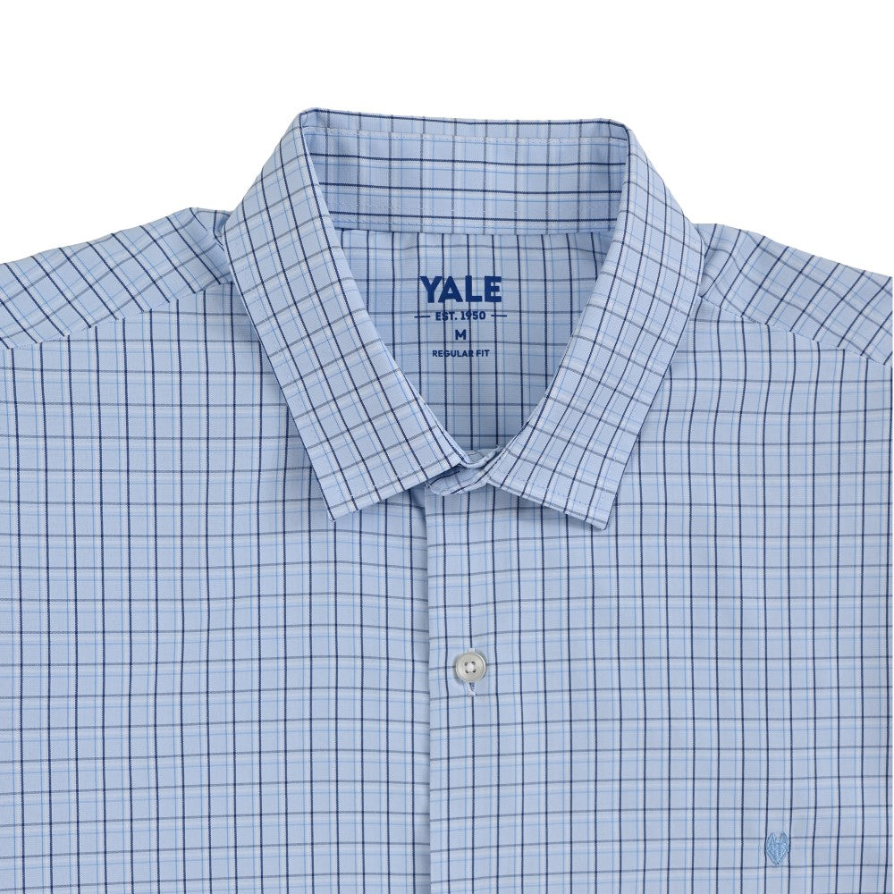 Camisa Yale Para Caballero Manga Corta Regular Fit 2213 Azul