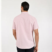 Camisa Yale Para Caballero Manga Corta Regular Fit 2213 Rojo