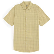 Camisa Yale Para Caballero Manga Corta Regular Fit 2213 Amarillo