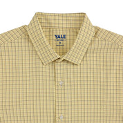 Camisa Yale Para Caballero Manga Corta Regular Fit 2213 Amarillo