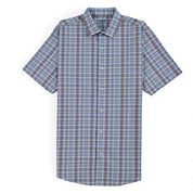 Camisa Yale Para Caballero Manga Corta Regular Fit 2265 Azul