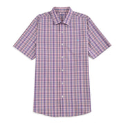 Camisa Yale Para Caballero Manga Corta Regular Fit 2265 Coral