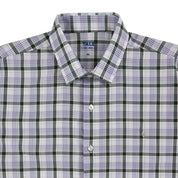 Camisa Yale Para Caballero Manga Corta Regular Fit 2588 Morado
