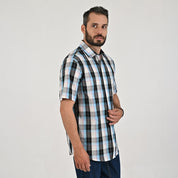 Camisa casual Yale Regular Fit Manga corta 7749 Negro