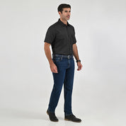 Camisa Pesquera Para Caballero Manga Corta Regular Fit 5536 Negro