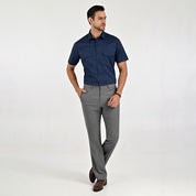 Camisa Pesquera Para Caballero Manga Corta Regular Fit 5536 Azul Marino