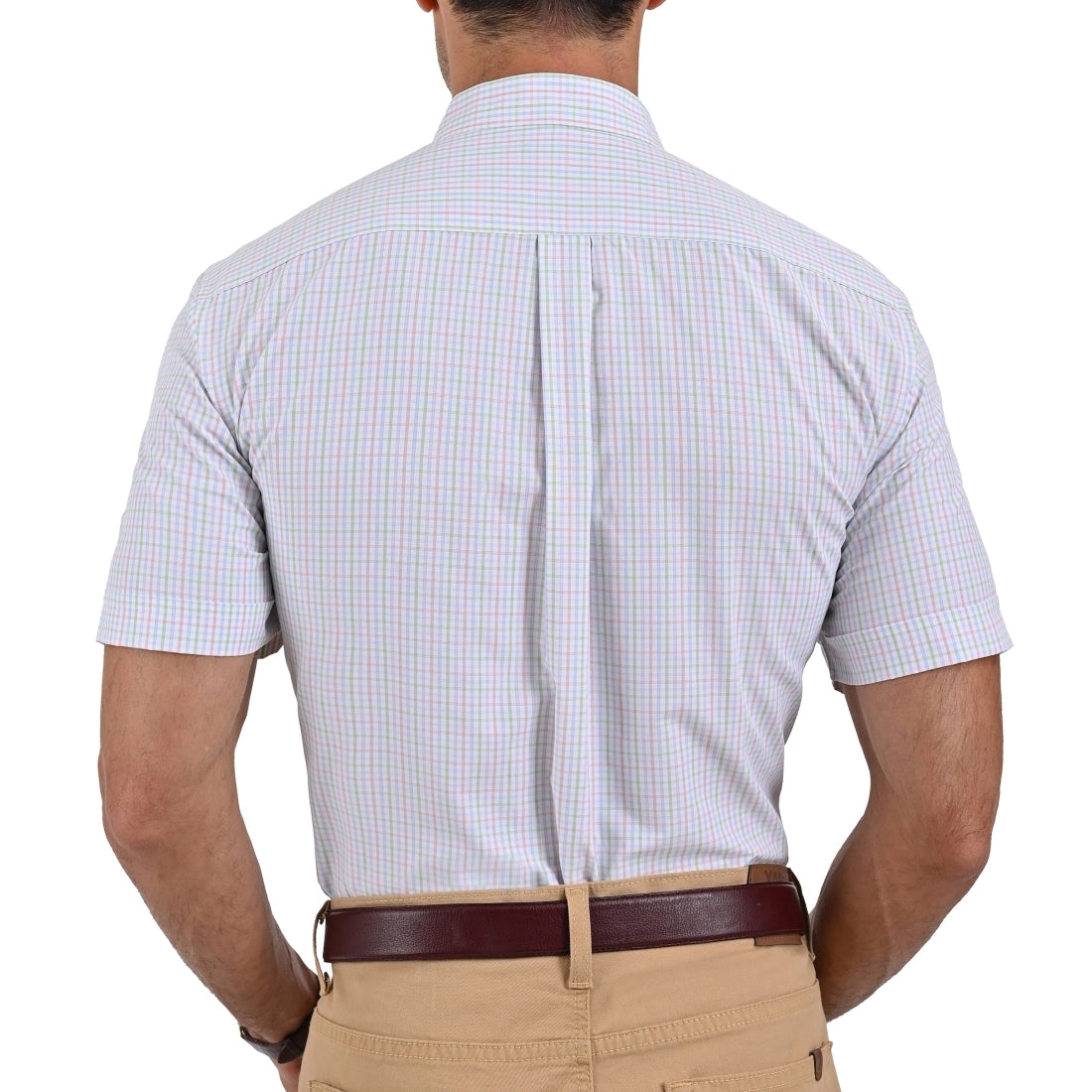 Camisa Yale  Manga Corta Regular Fit 2172 Azul Cielo