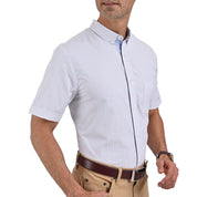 Camisa Yale  Manga Corta Regular Fit 2172 Azul Cielo