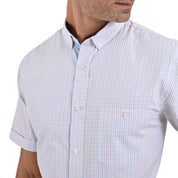 Camisa Yale  Manga Corta Regular Fit 2172 Azul Cielo