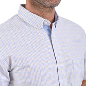 Camisa Yale  Manga Corta Regular Fit 2172 Amarillo