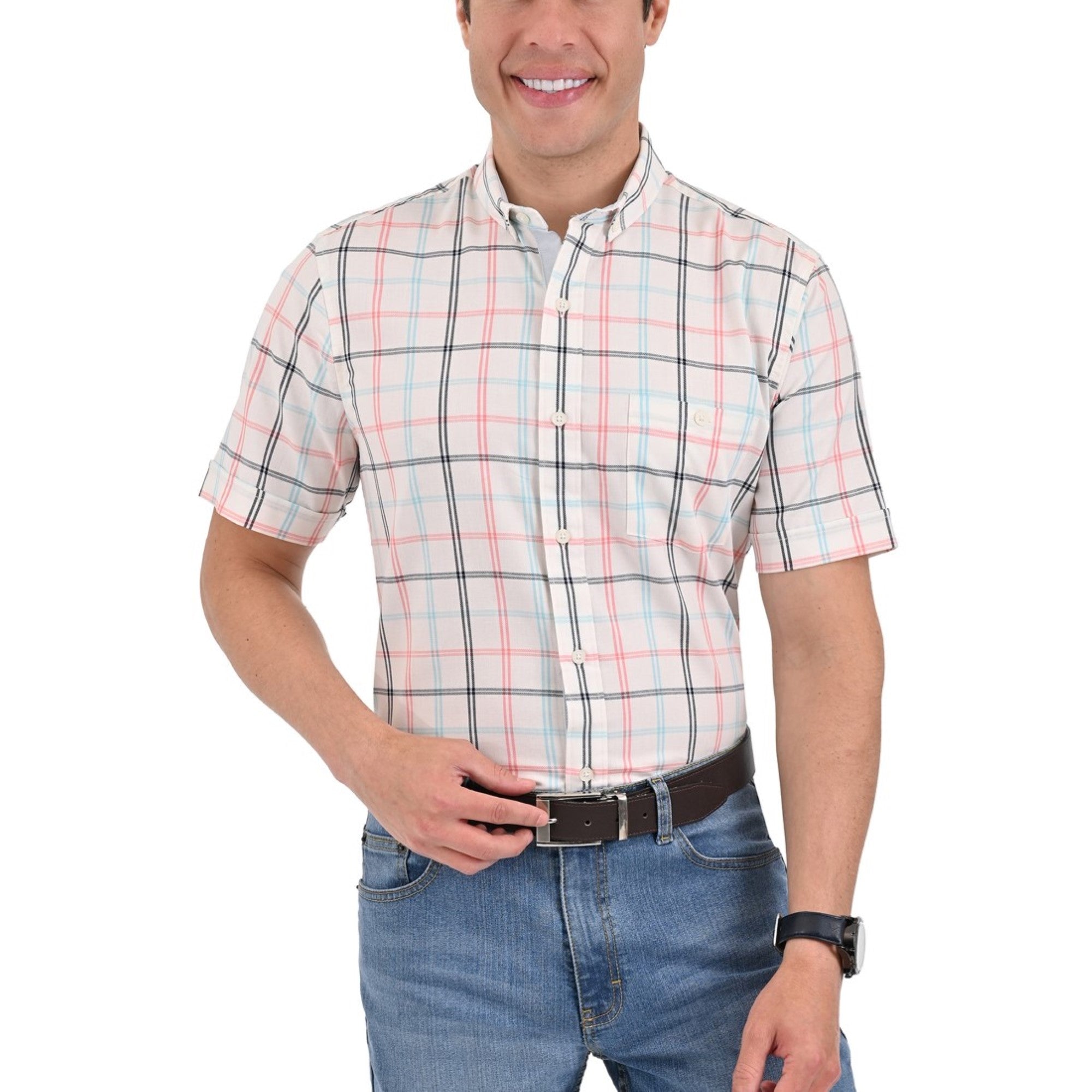 Camisa Yale Manga Corta Regular Fit 3880