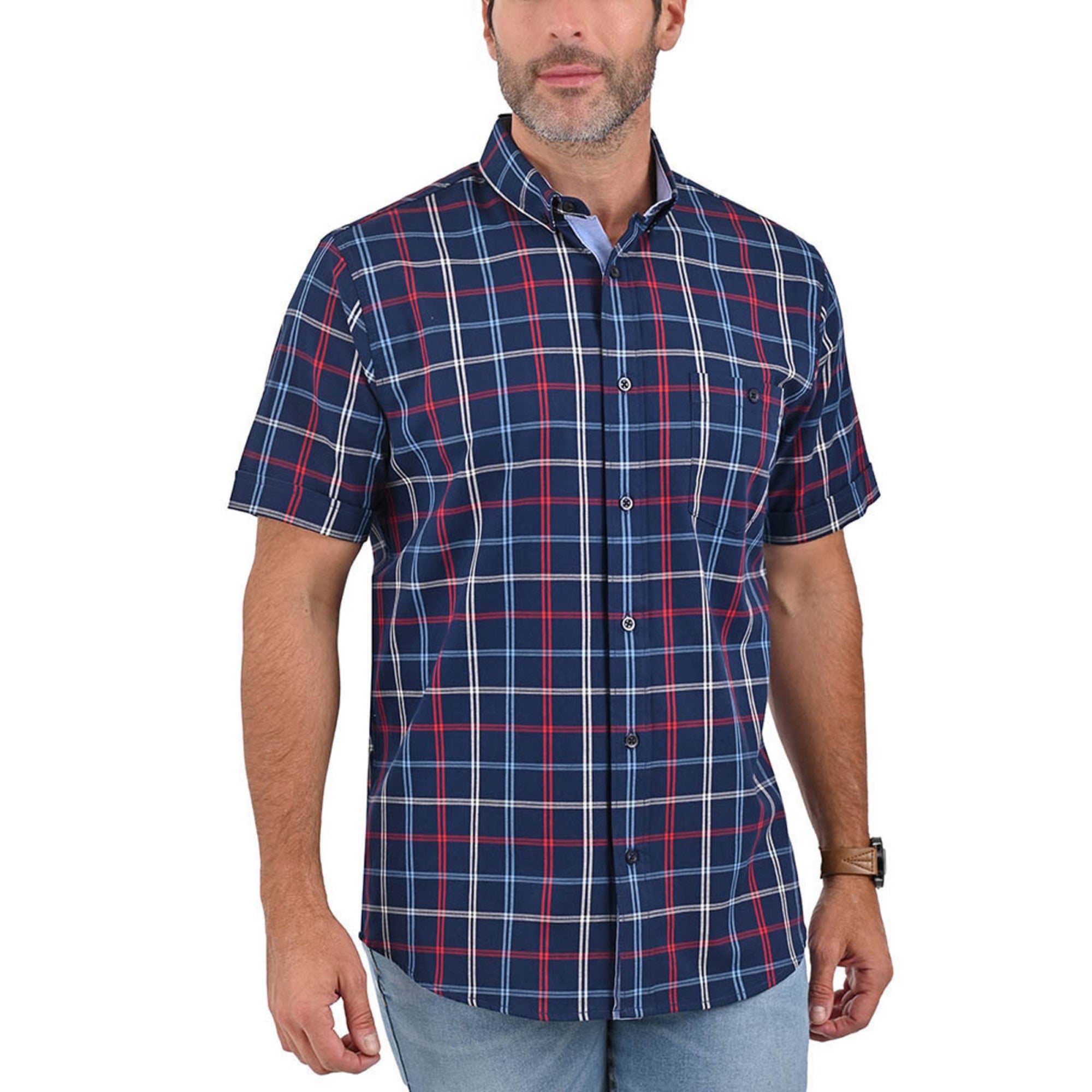 Camisa Yale Manga Corta Regular Fit 3880