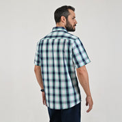 Camisa casual Yale Regular Fit Manga corta 7760 Verde