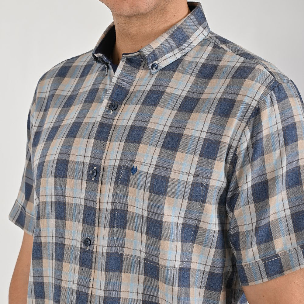 Camisa Yale Para Caballero Manga Larga Regular Fit 8210 Arena