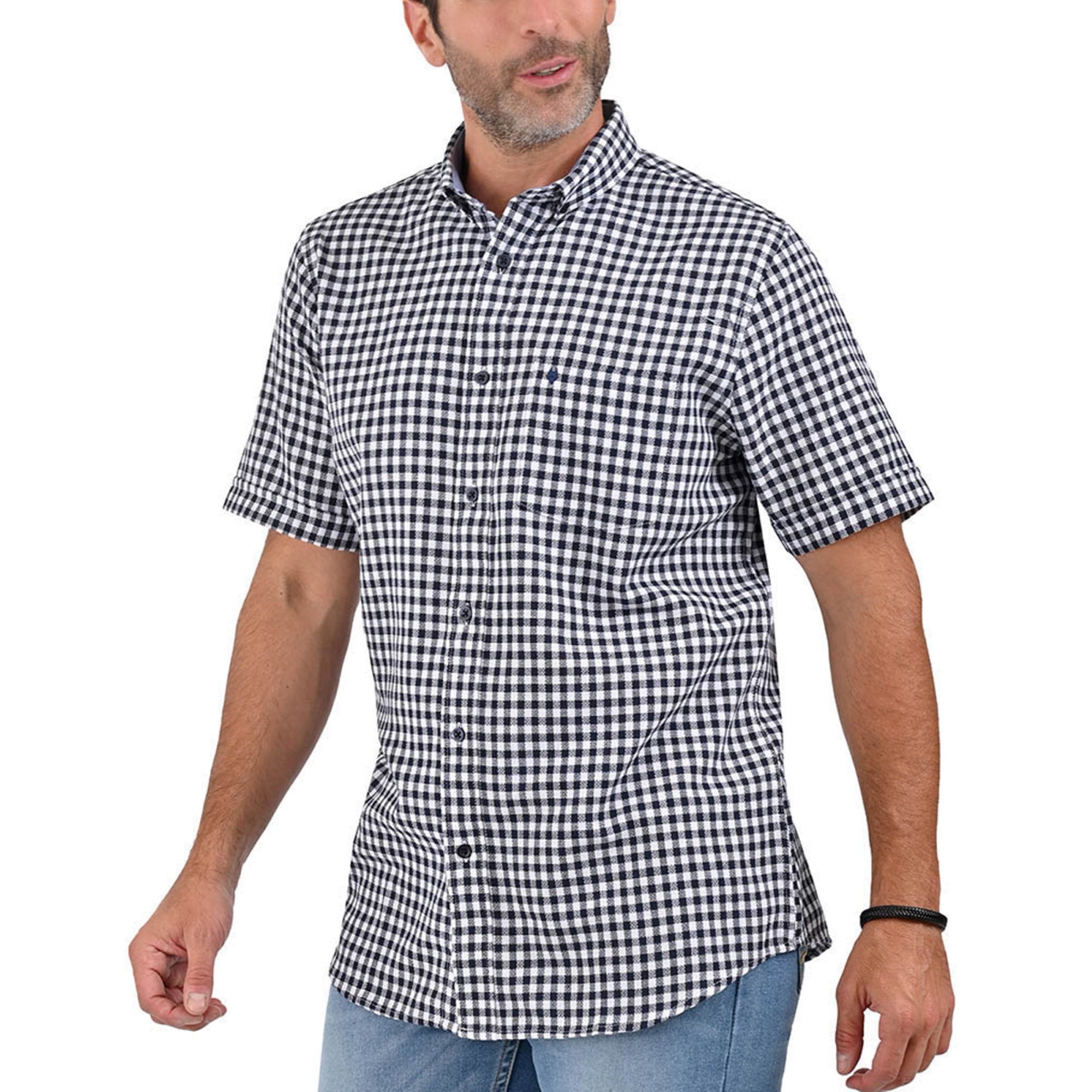 Camisa Yale Manga Corta Regular Fit 3874