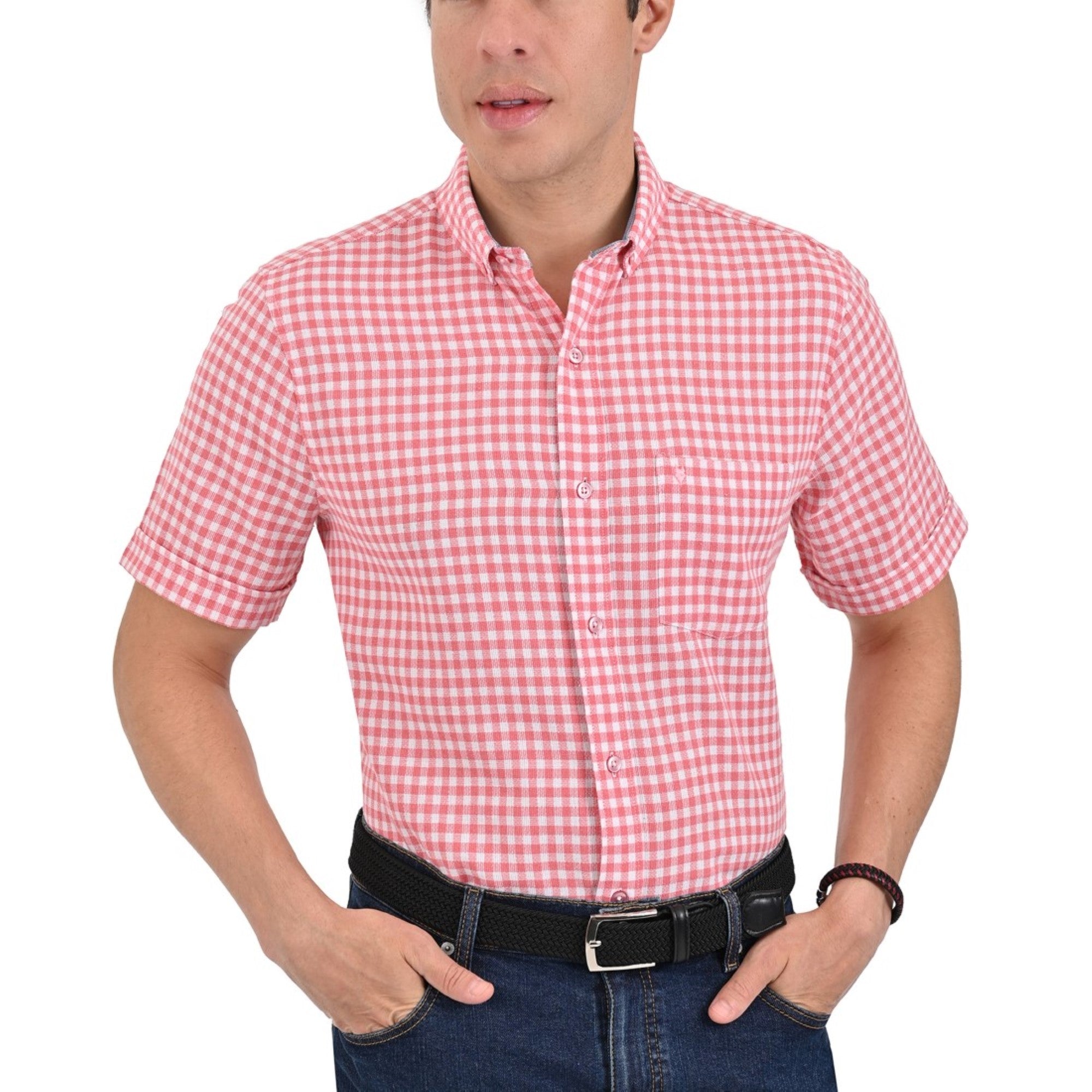 Camisa Yale Manga Corta Regular Fit 3874
