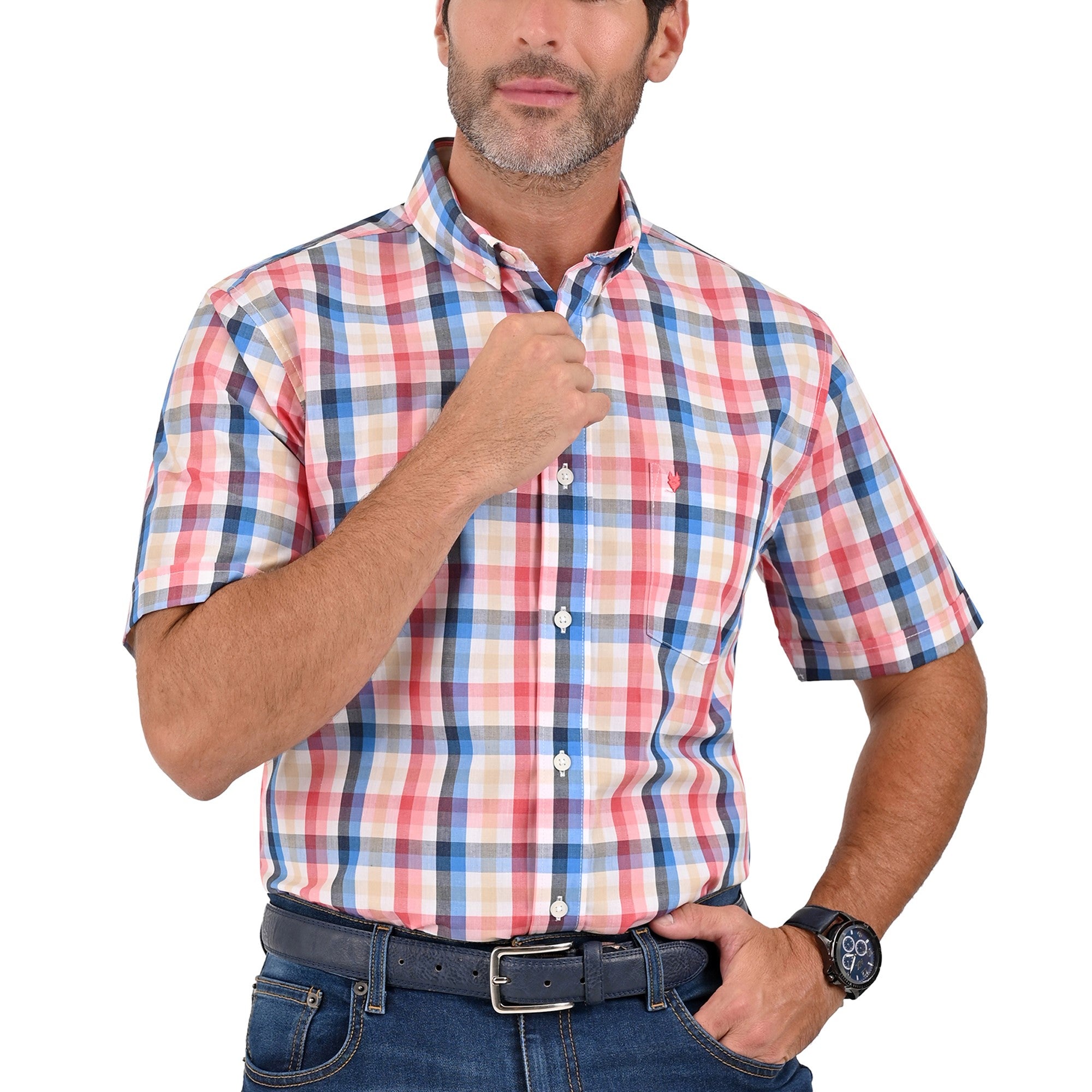 Camisa Yale Manga Corta Regular Fit 3829