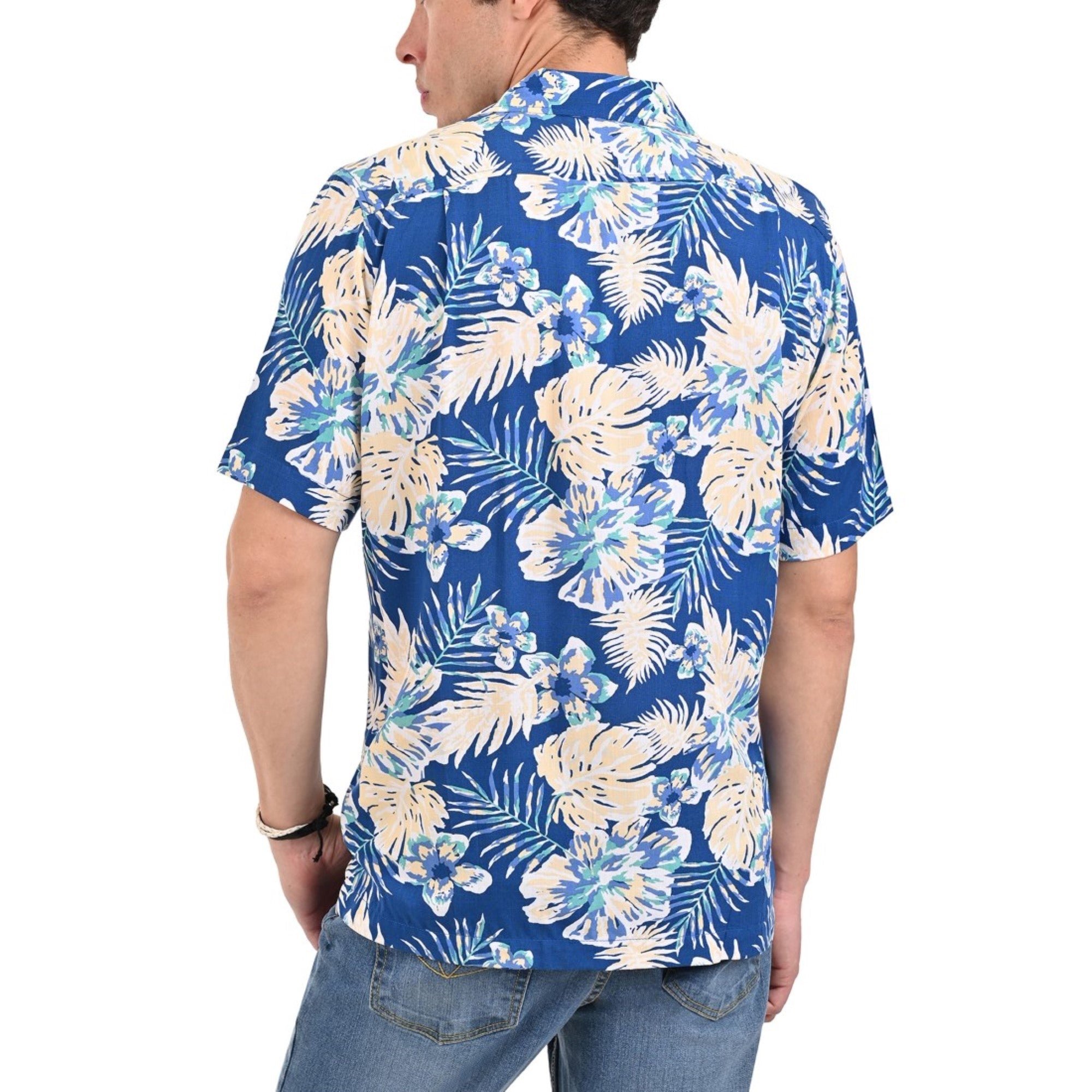 Camisa Yale Manga Corta Regular Fit Cuello Cubano 3840