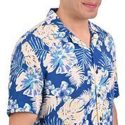 Camisa Yale Manga Corta Regular Fit Cuello Cubano 3840