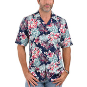 Camisa Yale Manga Corta Regular Fit Cuello Cubano 3840
