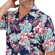 Camisa Yale Manga Corta Regular Fit Cuello Cubano 3840
