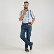 Camisa casual Yale Regular Fit Manga corta 7747 Verde