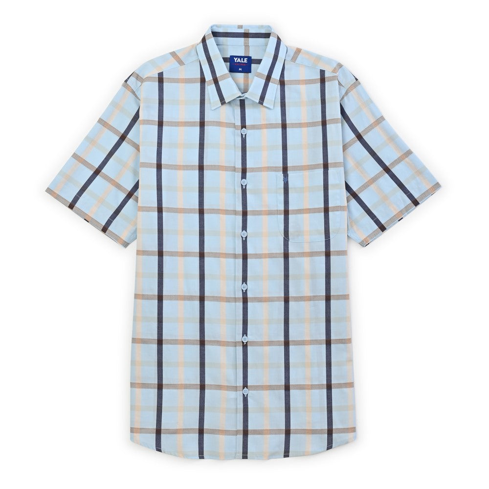 Camisa casual Yale Regular Fit Manga corta 7747 Verde